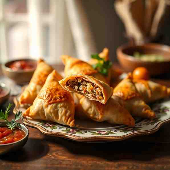 Golden Crispy Samosas - Easy Snacks to Make at Home